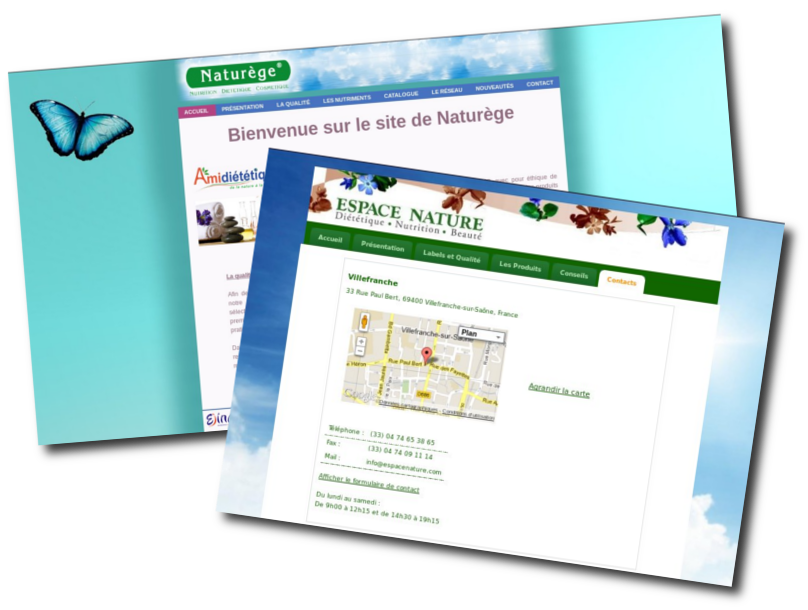 Exemples de sites